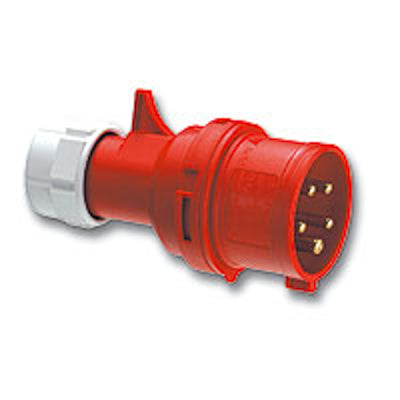 PCE - 16 Amp TPNE Plug IP44 (015-6)