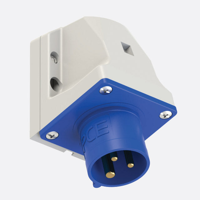 PCE - 16 Amp SPNE Wall Mount Plug IP44 (513-6)